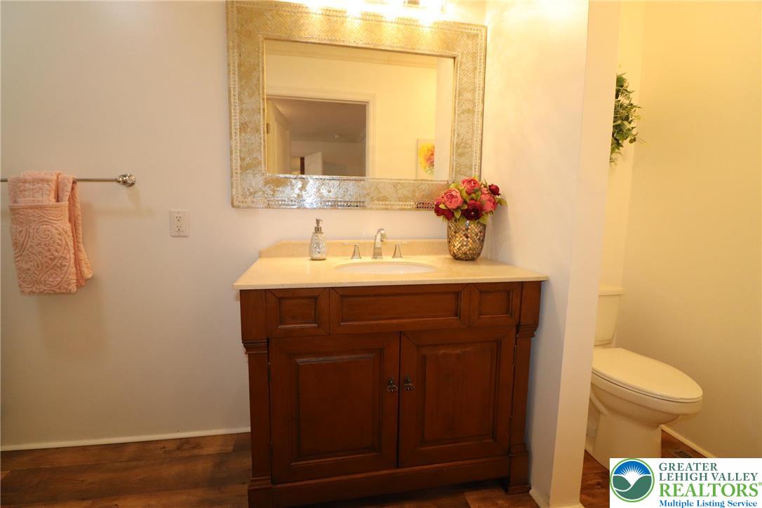 5005 Old Timber Road Stroudsburg, PA 18360 - Photo 26 of 44 a bathroom with a sink and a mirror