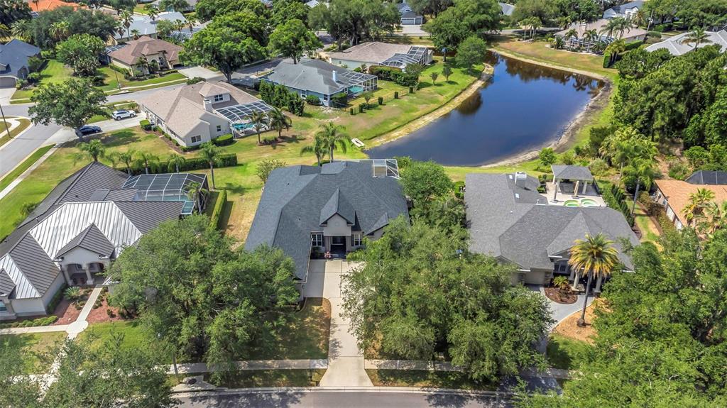3716 Janus Way Palm Harbor, FL 34685 - Photo 57 of 69 an aerial view of a house with yard swimming pool and outdoor seating