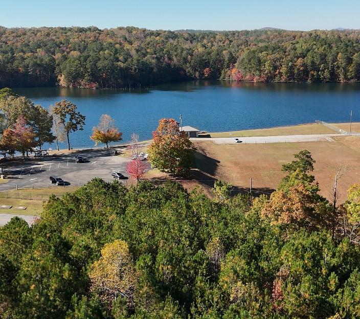 0 Cowart Road Dawsonville, GA 30534 - Photo 3 of 12 an aerial view of a house with a lake view