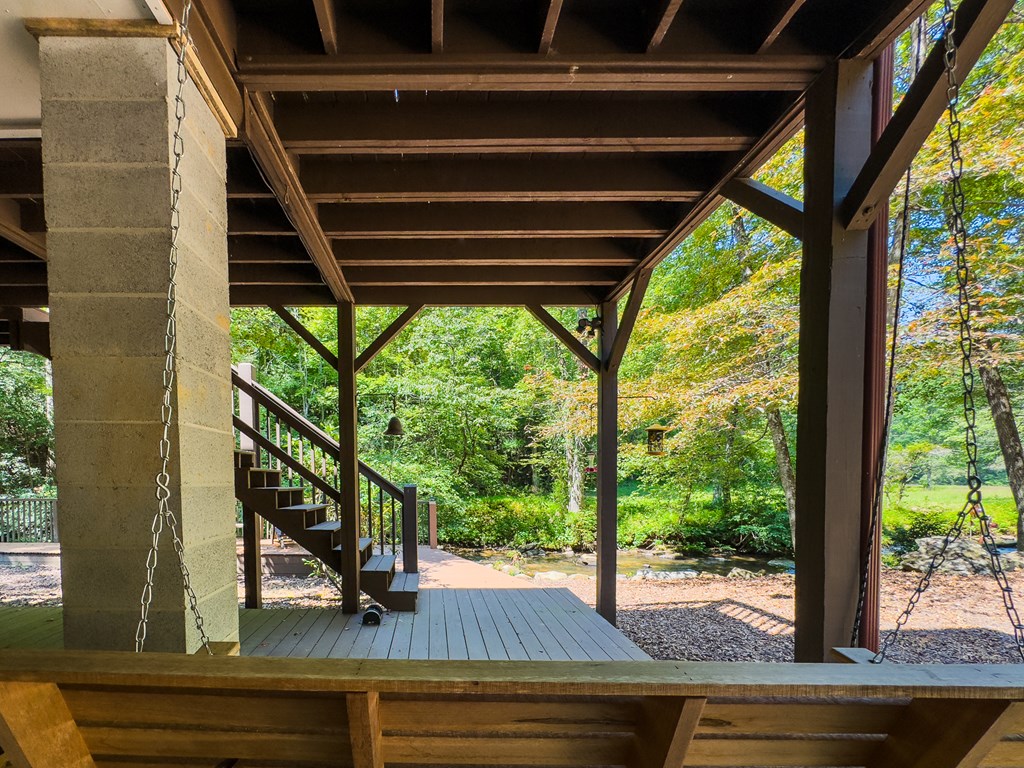 277 Virginia Lane Murphy, NC 28906 - Photo 31 of 63 a view of entryway with wooden floor and a potted plant
