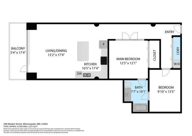 $299,900 | 290 Market Street, Unit 405, Minneapolis, MN 55405
