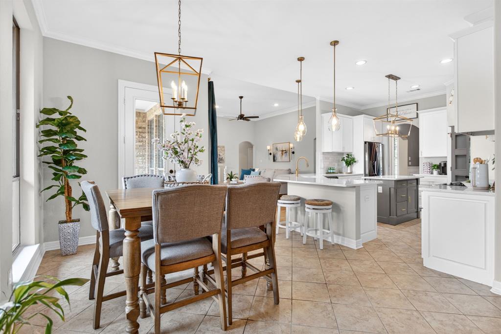 128 Canyon Ridge Trail Aledo, TX 76008 - Photo 12 of 40 The new lighting in here is just chef's kiss perfect.