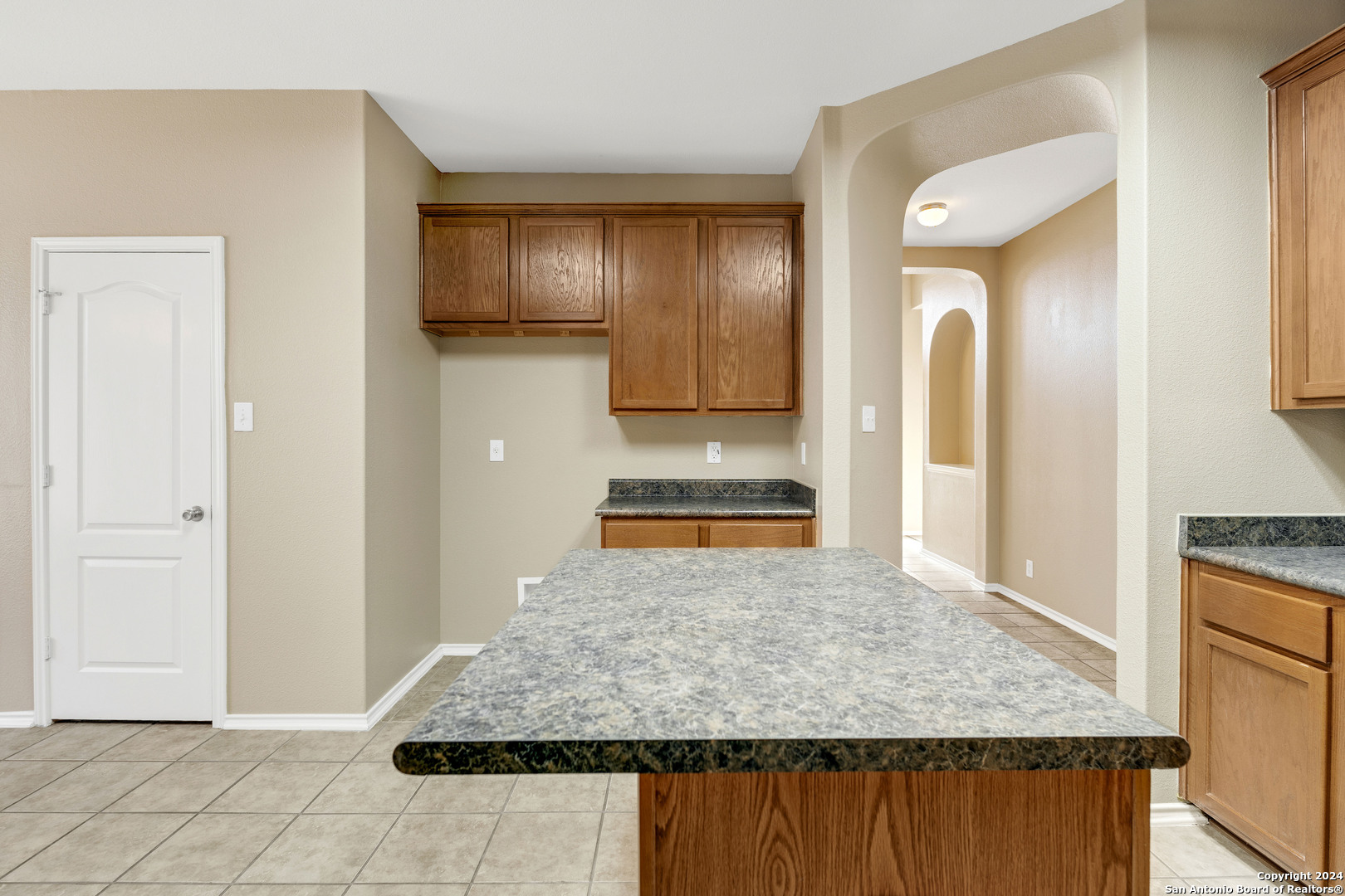 225 Crimson Tree Cibolo, TX 78108 - Photo 12 of 34 a view of a kitchen counter space and cabinets
