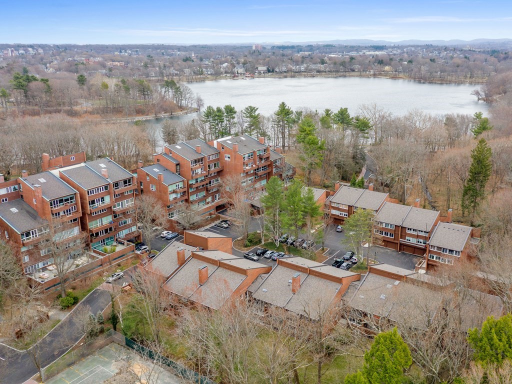 241 Perkins Street, Unit A602 Boston, MA 02130 - Photo 21 of 24 an aerial view of a house with a lake view
