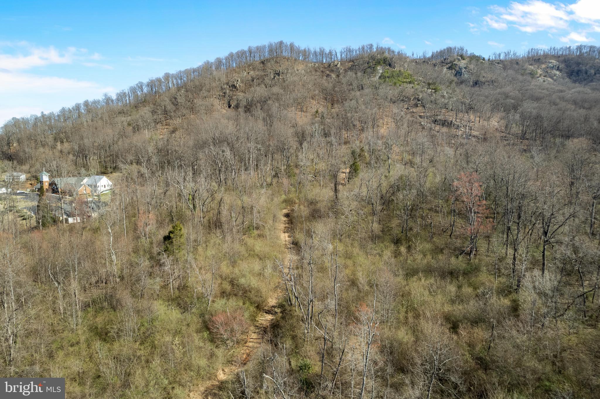 31 Orchard Road Lovingston, VA 22949 - Photo 7 of 21 Drone View Of The Trail That Goes Up The Mountain