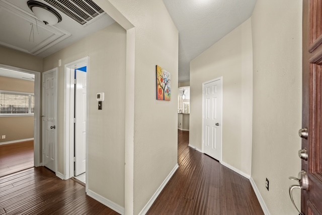 3103 Valley Court Manvel, TX 77578 - Photo 2 of 20 a view of hallway with wooden floor