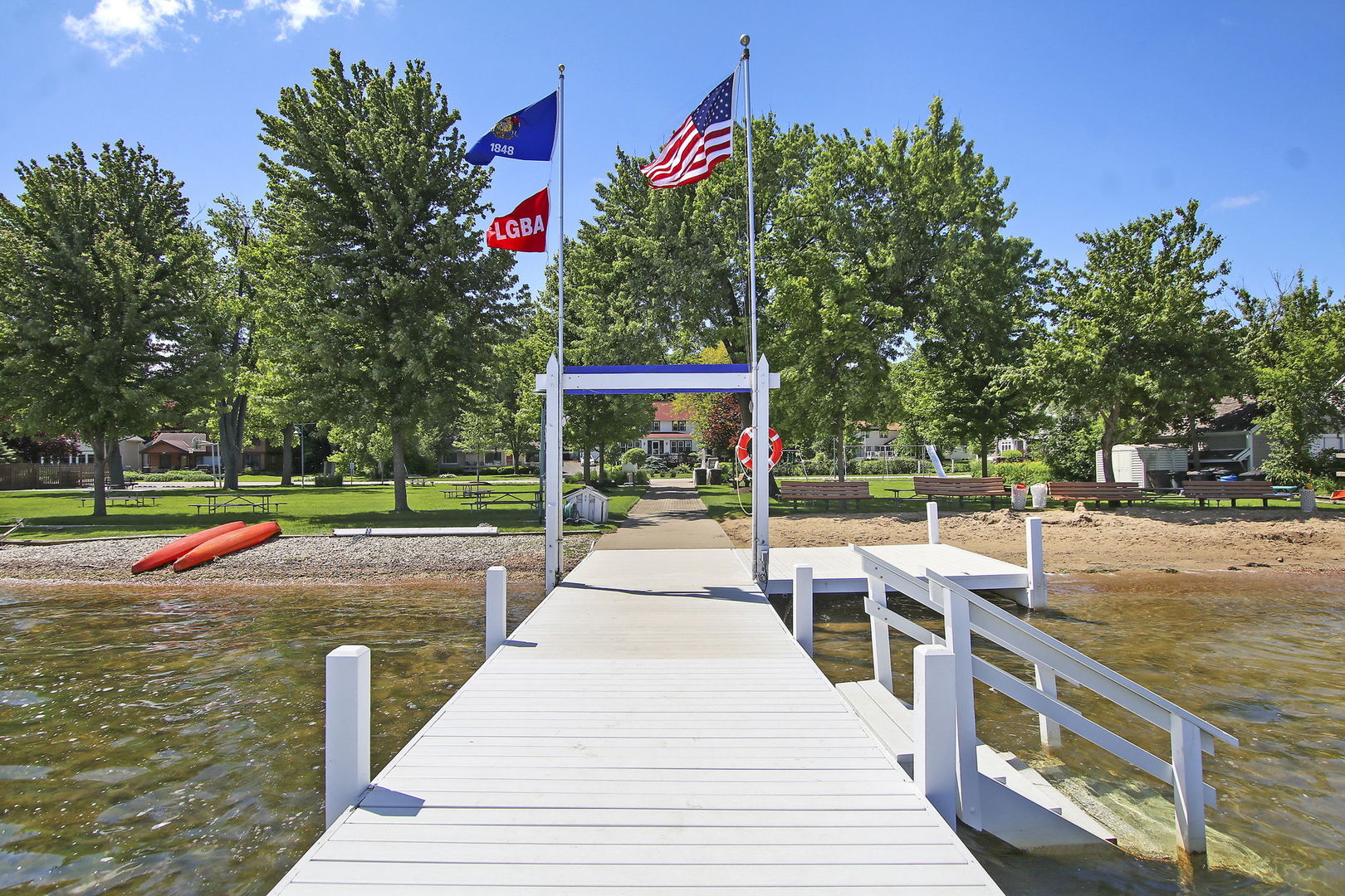 N1812 Hillside Road Linn, WI 53147 - Photo 3 of 52 a view of outdoor space swimming pool and outdoor seating