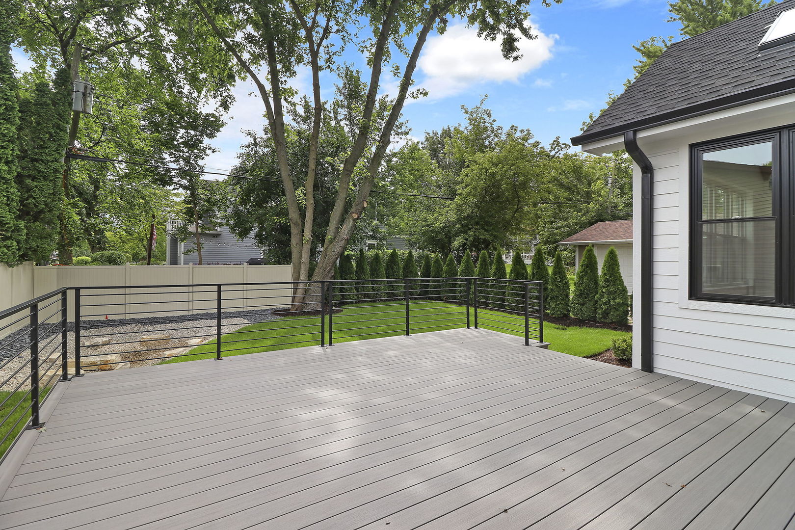 N1812 Hillside Road Linn, WI 53147 - Photo 46 of 52 a view of wooden deck with a trees