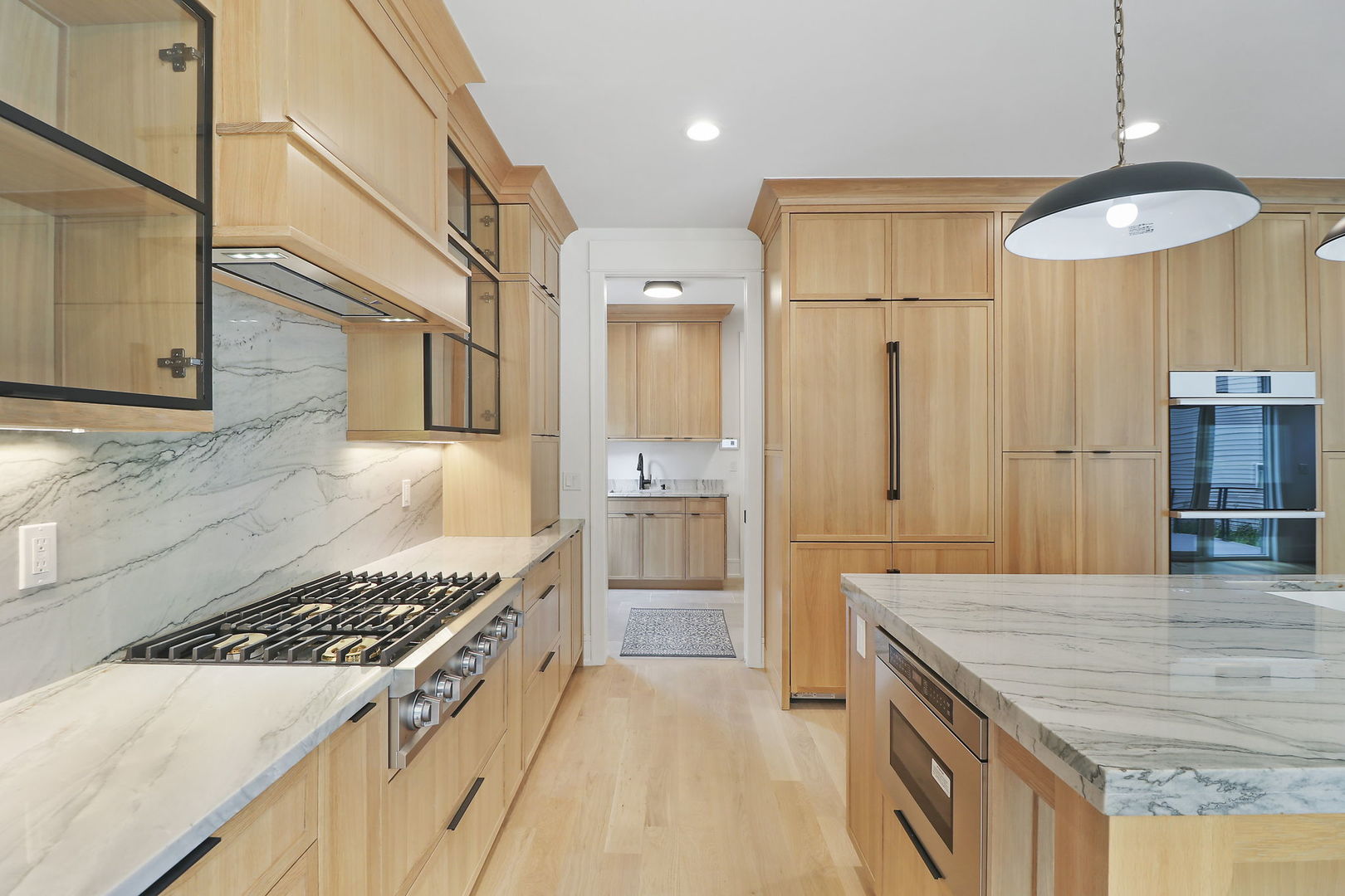 N1812 Hillside Road Linn, WI 53147 - Photo 9 of 52 a kitchen with refrigerator and cabinets