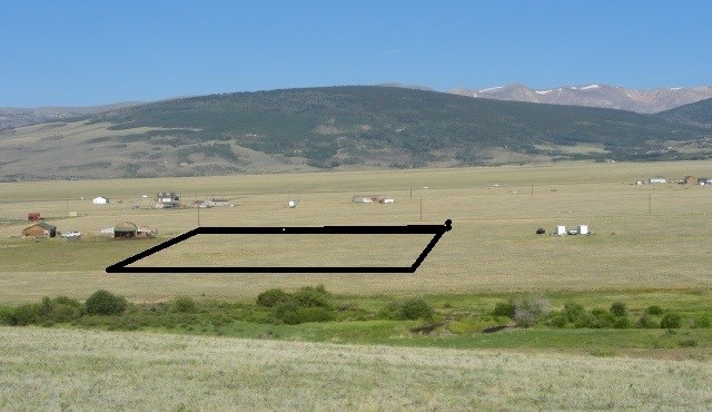 60 Lakeview Road Fairplay, CO 80440 - Photo 4 of 4 Property Outline from hill behind Property