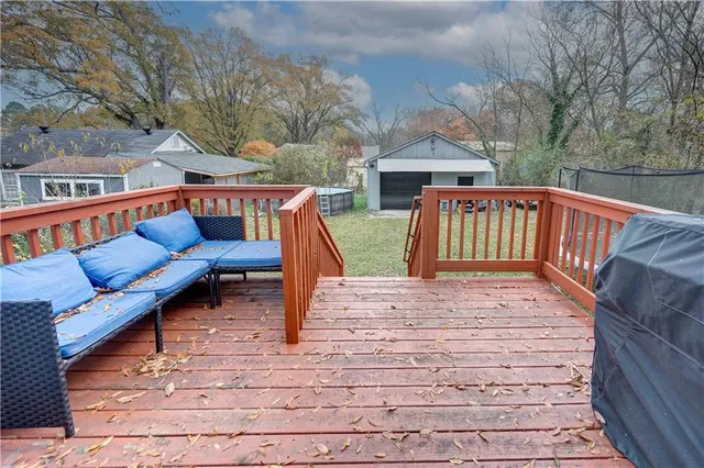 a view of deck with patio