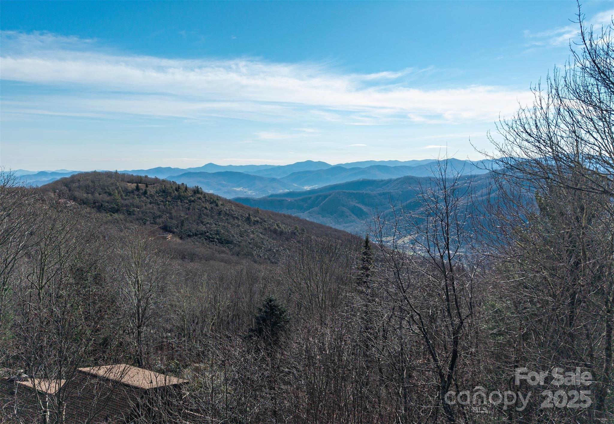 135 Grouse Point Road Maggie Valley, NC 28751 - Photo 6 of 48 a view of a dry yard with mountains in the background