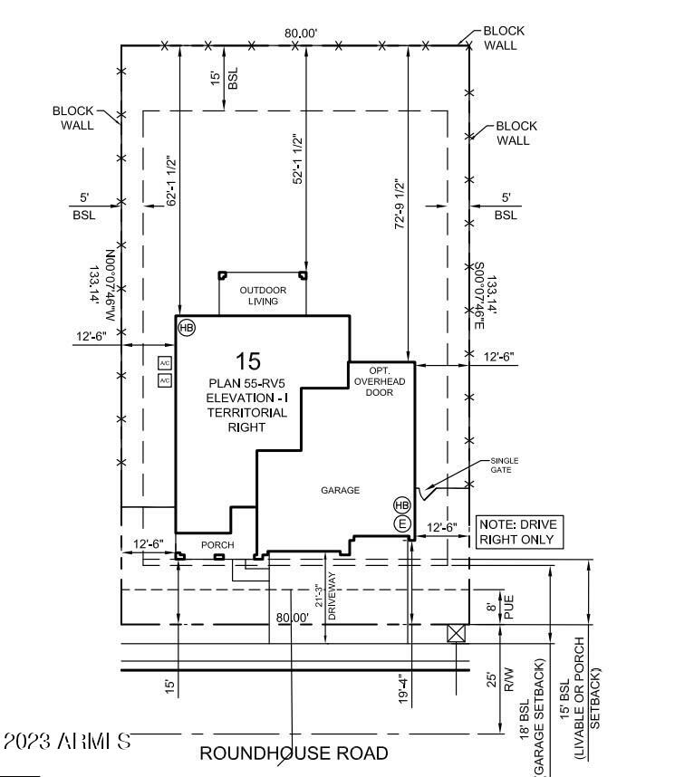 5220 West Roundhouse Road Laveen, AZ 85339 - Photo 4 of 9 plot plan