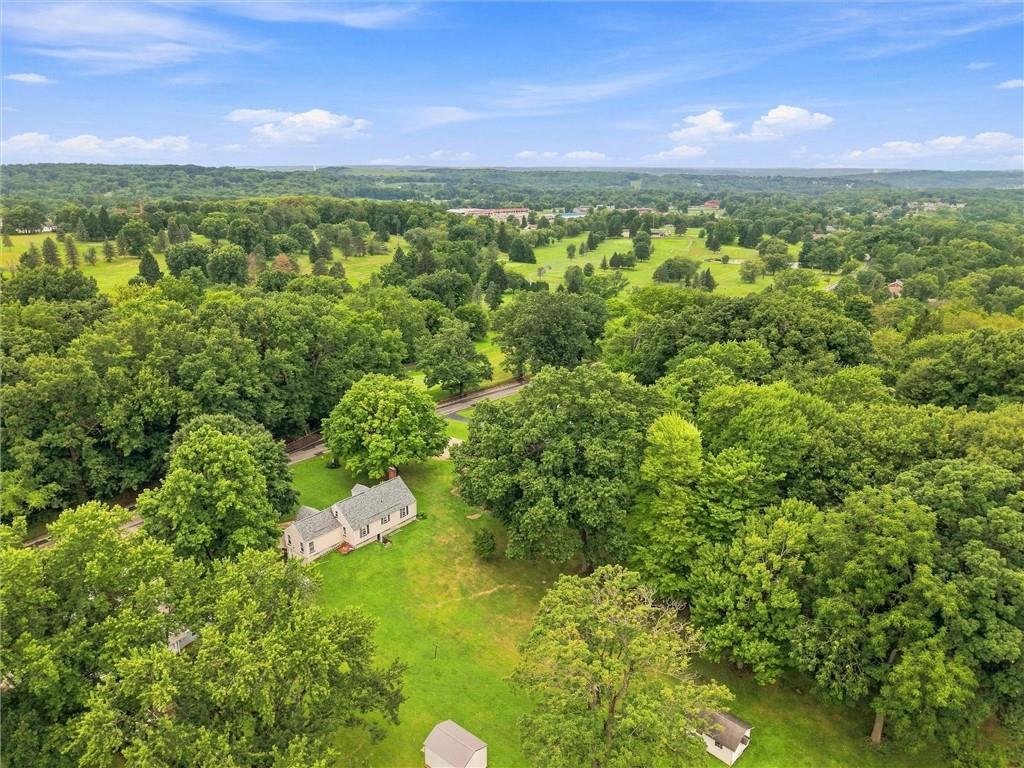 1127 Old Princeton Road New Castle, PA 16101 - Photo 3 of 24 Aerial view of home and Sylvan Heights Golf Course
