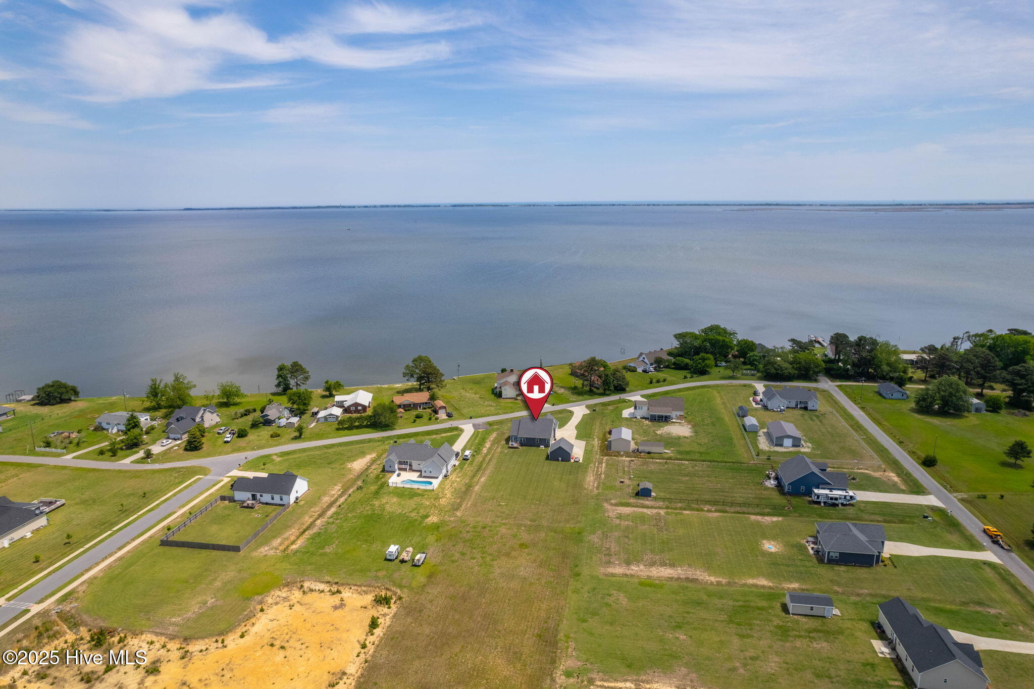 134 Sandy Road Aydlett, NC 27916 - Photo 51 of 55 77-web-or-mls-134-Sandy-Rd-Aerial-Locati