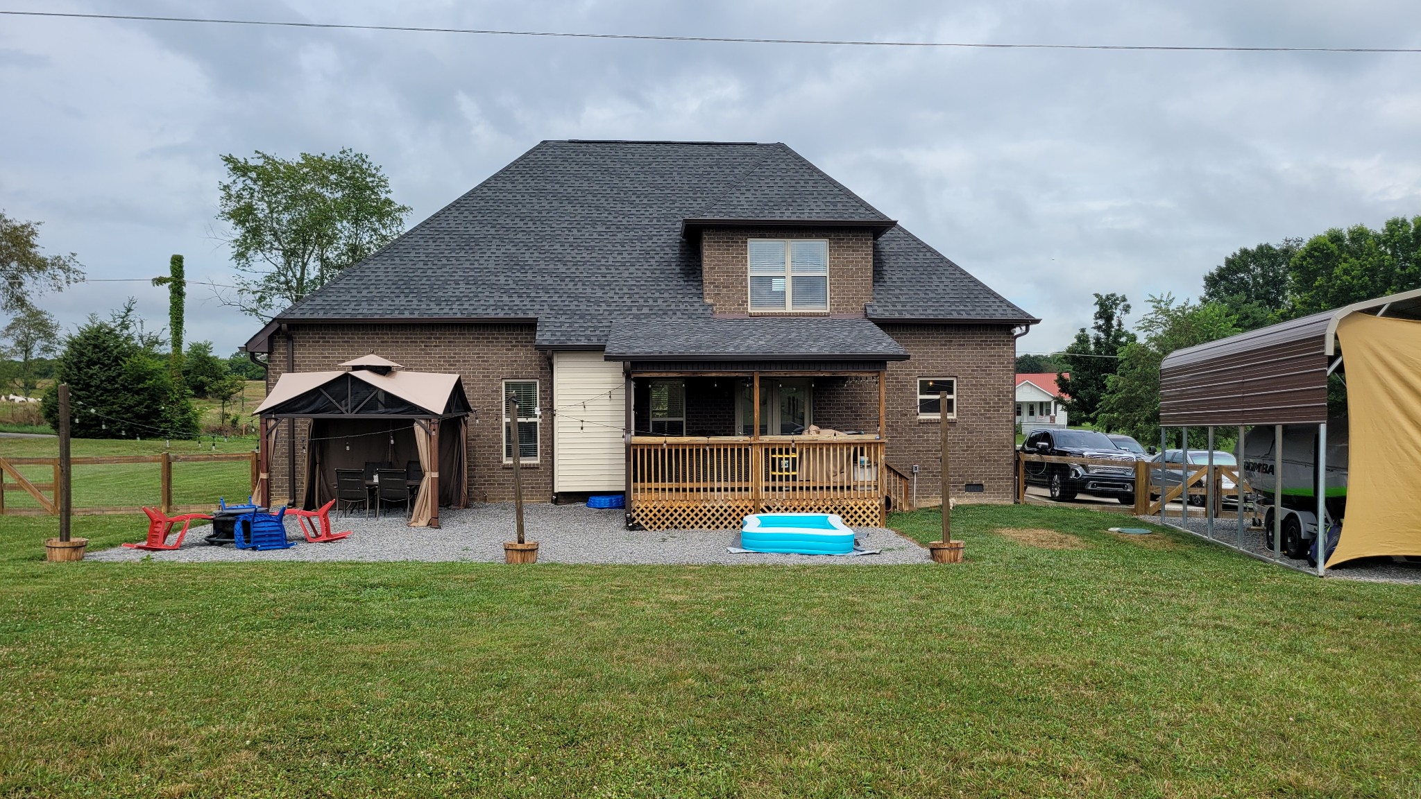 2710 Union Road White House, TN 37188 - Photo 22 of 25 a front view of house with yard and outdoor seating