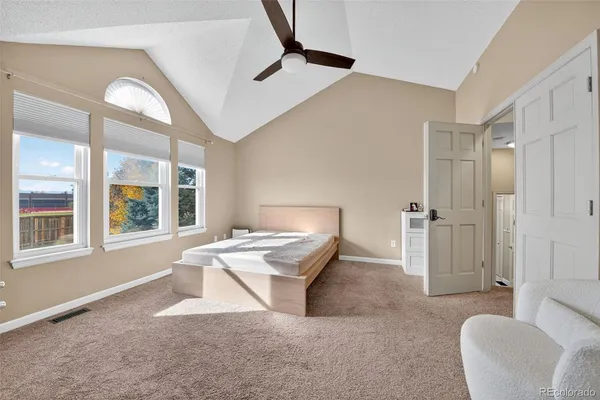a living room with furniture and window