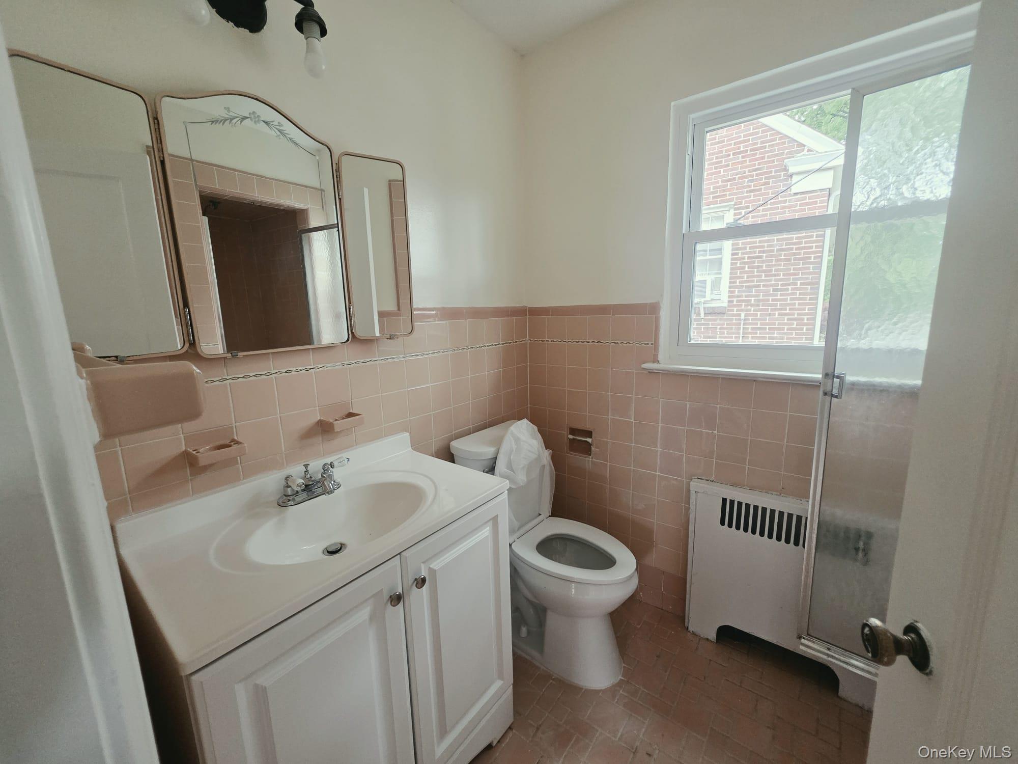 180-15 Dalny Road Queens, NY 11432 - Photo 10 of 10 a bathroom with a sink a toilet and mirror