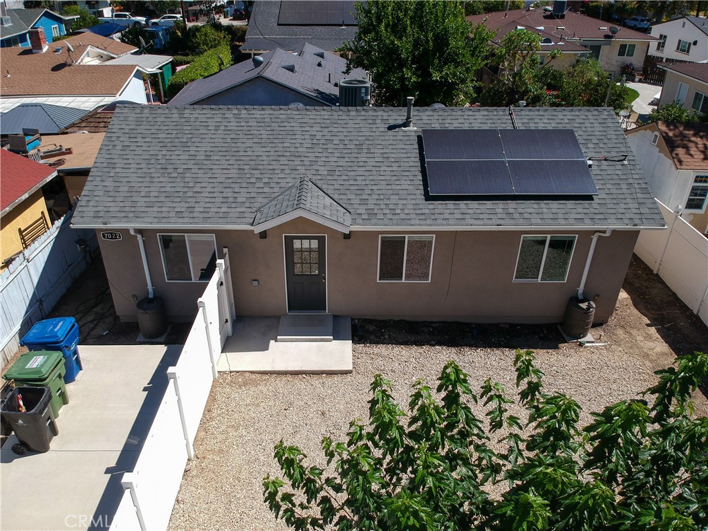 7022 Crebs Avenue Reseda, CA 91335 - Photo 3 of 20 an aerial view of a house with swimming pool and sitting area