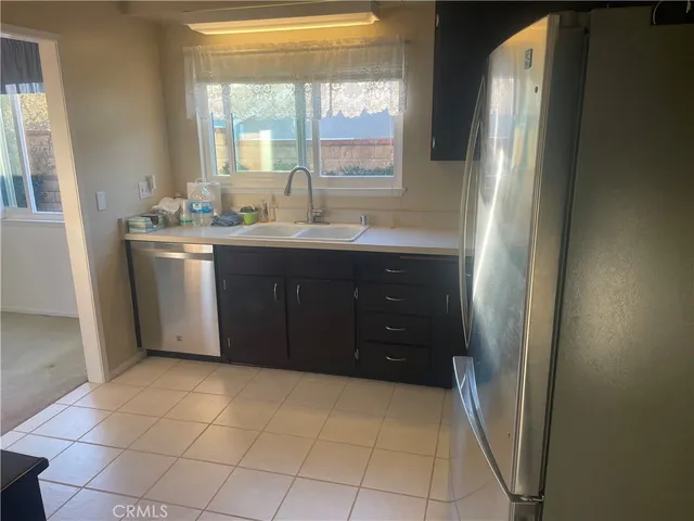 a spacious bathroom with a sink vanity and a mirror