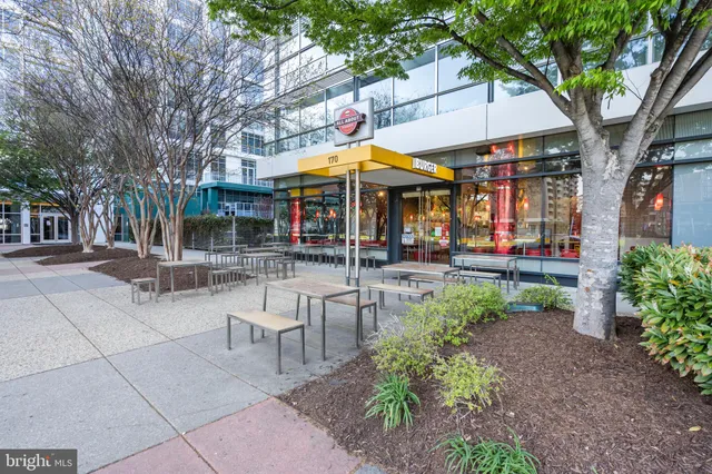 a view of a city with tall buildings