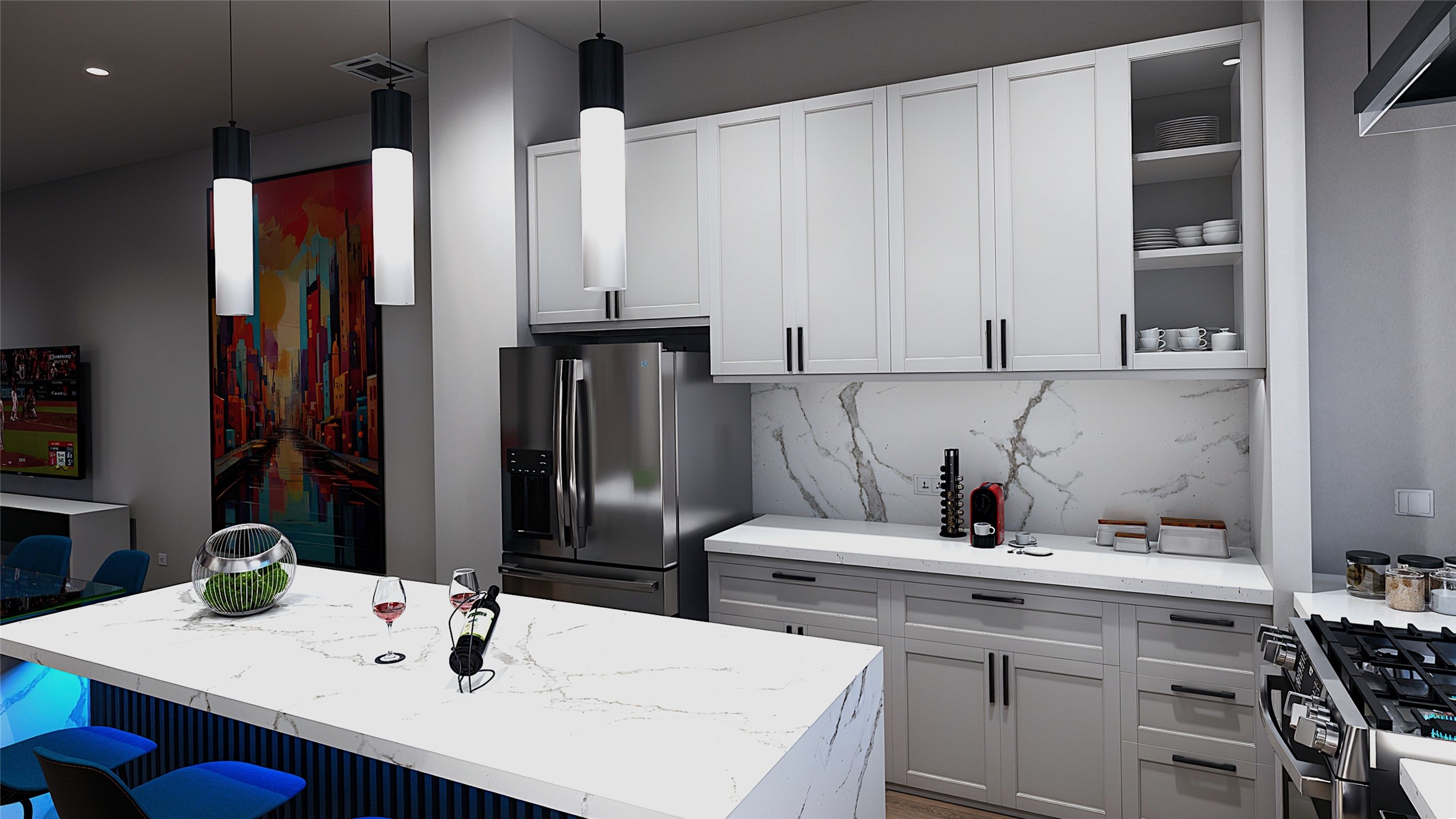 5611 Val Verde Street, Unit A Houston, TX 77057 - Photo 7 of 31 a kitchen with a sink and cabinets
