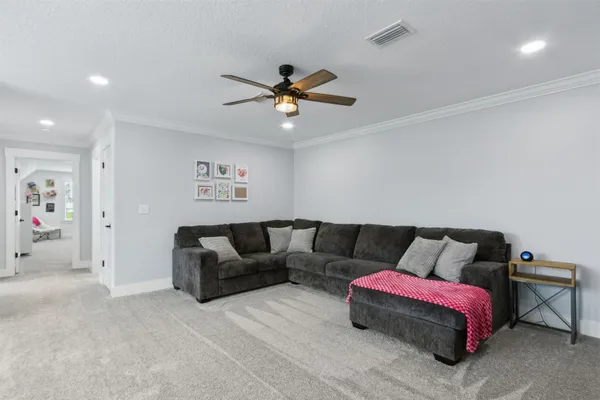 a view of a room with baby toys