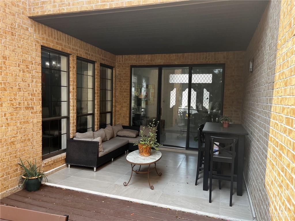406 Rio Grande Drive Mission, TX 78572 - Photo 23 of 27 View of patio featuring an outdoor hangout area