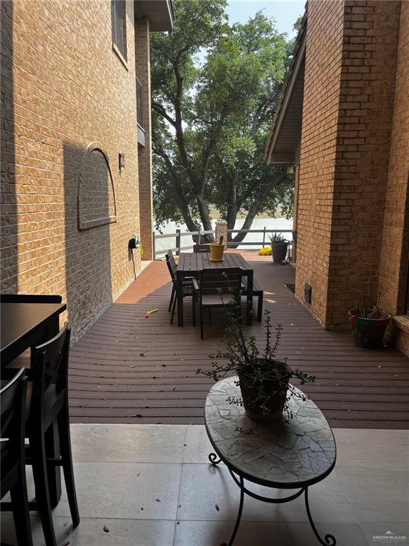 406 Rio Grande Drive Mission, TX 78572 - Photo 24 of 27 Wooden deck featuring outdoor dining space