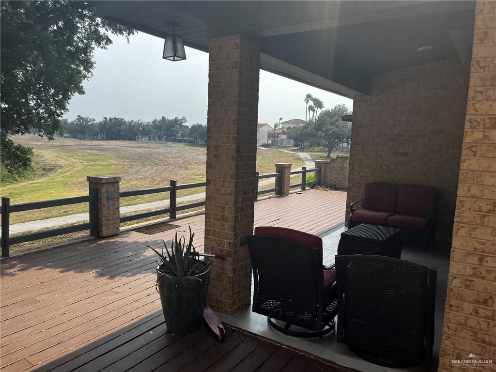 406 Rio Grande Drive Mission, TX 78572 - Photo 25 of 27 Deck with an outdoor hangout area