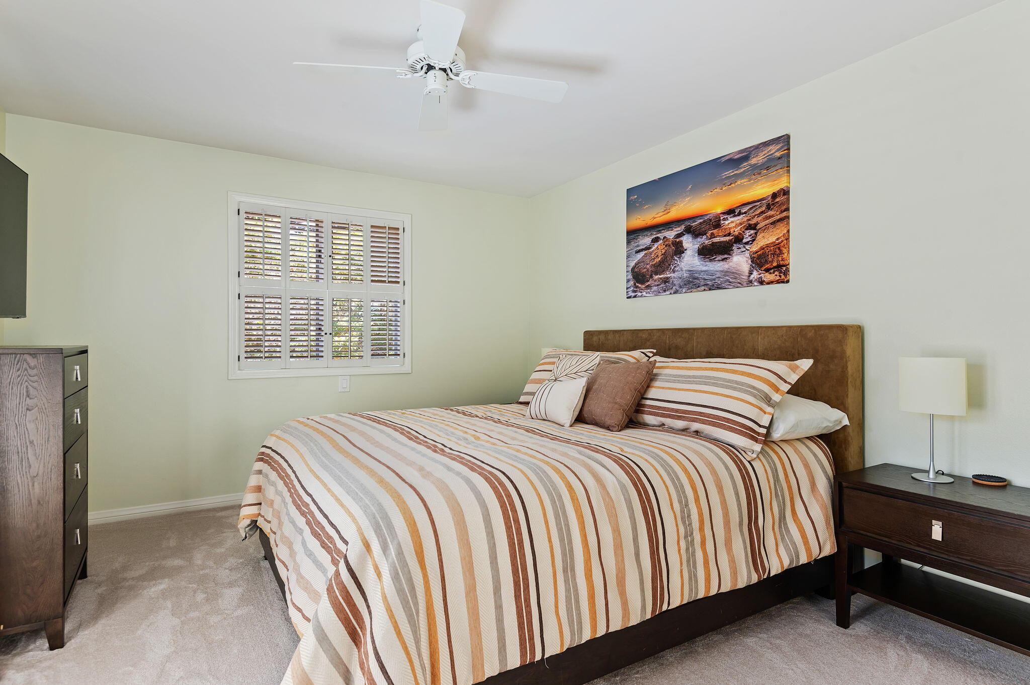 56 Olive Mill Road Santa Barbara, CA 93108 - Photo 24 of 28 a bedroom with a bed and a window