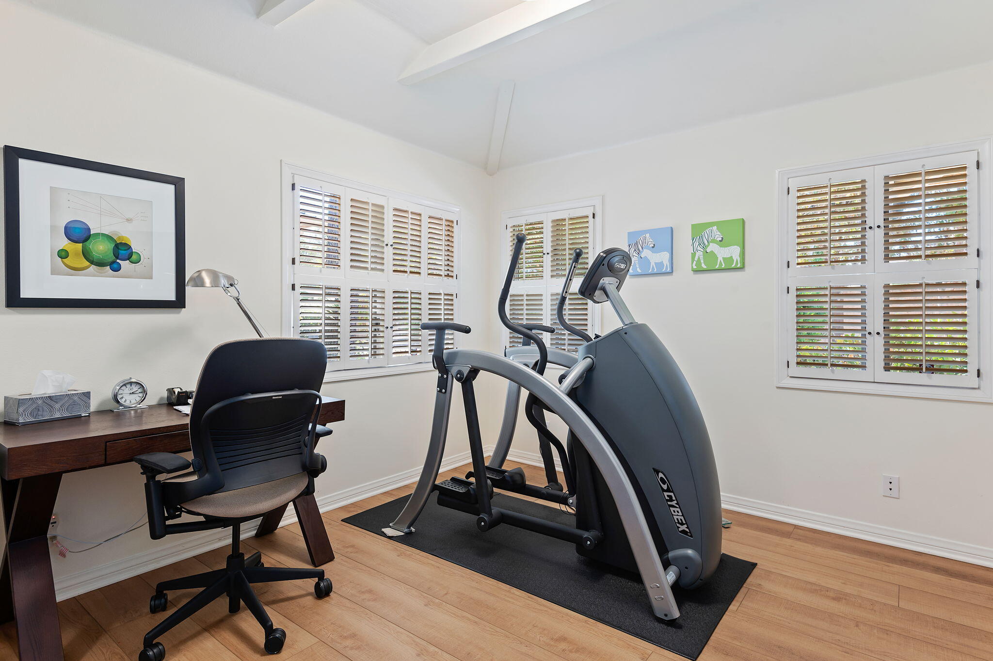 56 Olive Mill Road Santa Barbara, CA 93108 - Photo 27 of 28 a view of a workspace with furniture and a window