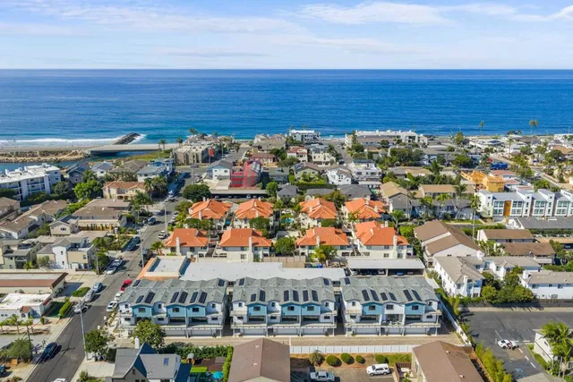 a view of parking and city view