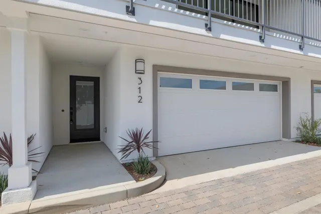 a view of front door