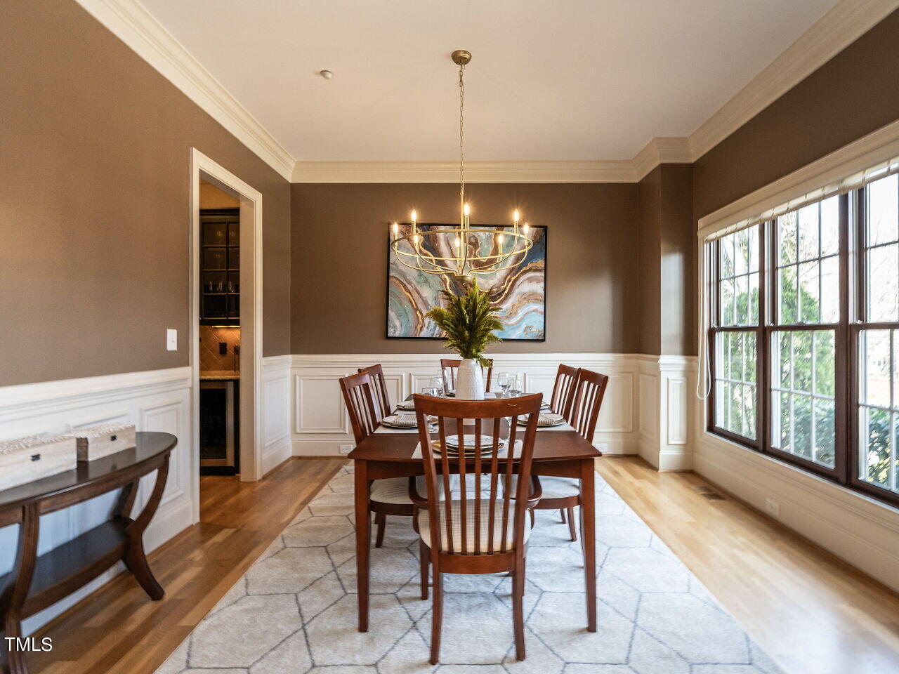 3421 Ebenezer Church Road Raleigh, NC 27612 - Photo 8 of 43 a view of a dining room with furniture window and outside view