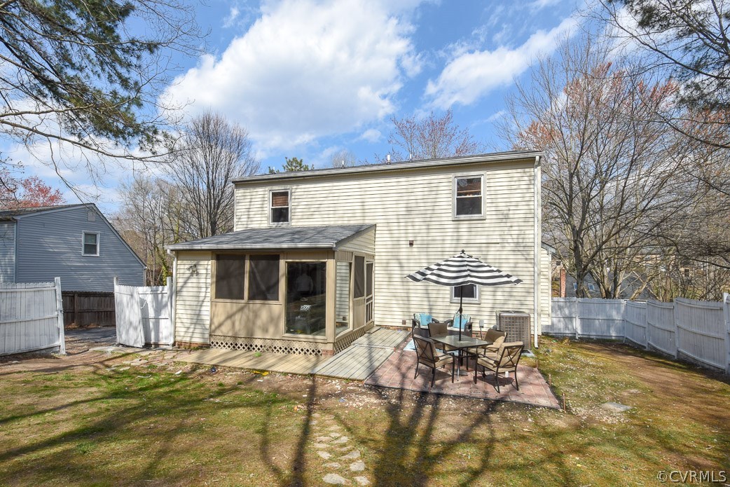 2612 Colgrave Road Midlothian, VA 23112 - Photo 31 of 33 a view of a house with backyard porch and sitting area