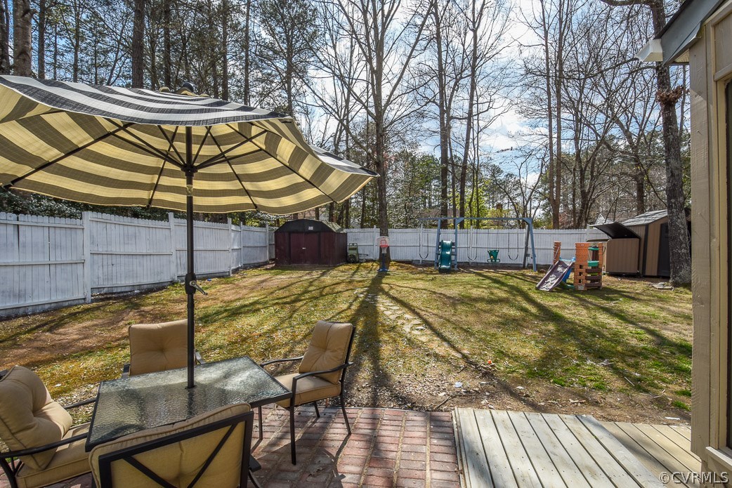2612 Colgrave Road Midlothian, VA 23112 - Photo 32 of 33 a view of a swimming pool with a patio