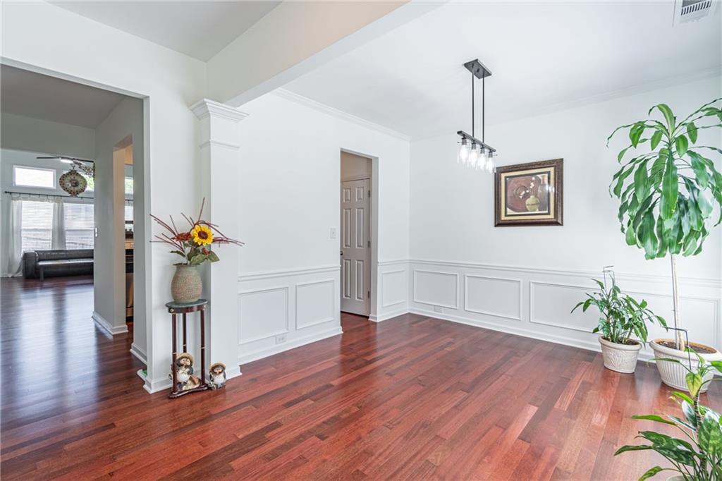 3487 Harvest Ridge Lane Northeast Buford, GA 30519 - Photo 6 of 34 a view of an entryway with wooden floor