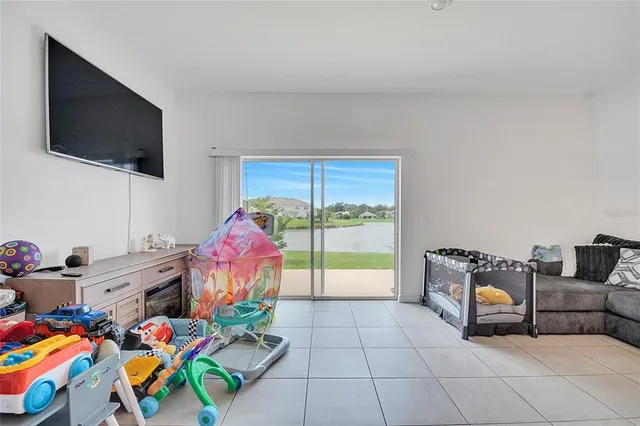 a view of living room and bathroom
