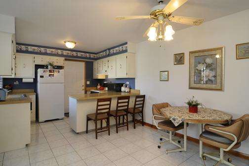 284 Paddock Circle Glendale Heights, IL 60139 - Photo 10 of 11 a kitchen with refrigerator and chairs