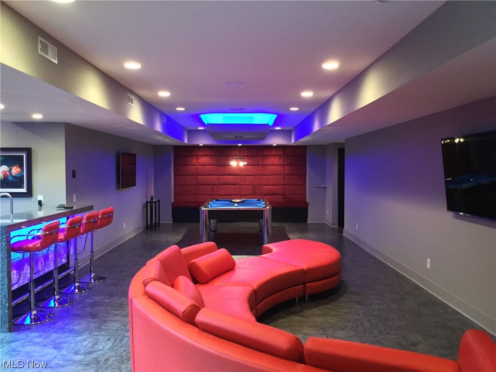 2300 Rivers Edge Drive Willoughby, OH 44094 - Photo 22 of 29 LL Entertainment Room, LED color changing lights