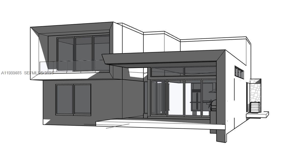 2913 Riverland Road Fort Lauderdale, FL 33312 - Photo 12 of 15 a black and white photo of a living room