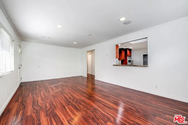 a kitchen with a sink counter top space and appliances