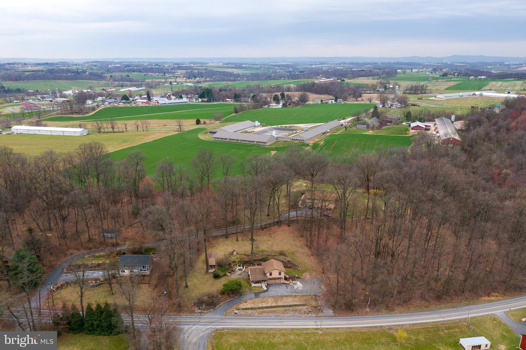 2009 Cider Press Road Manheim, PA 17545 - Photo 45 of 53 an aerial view of residential houses with outdoor space and swimming pool