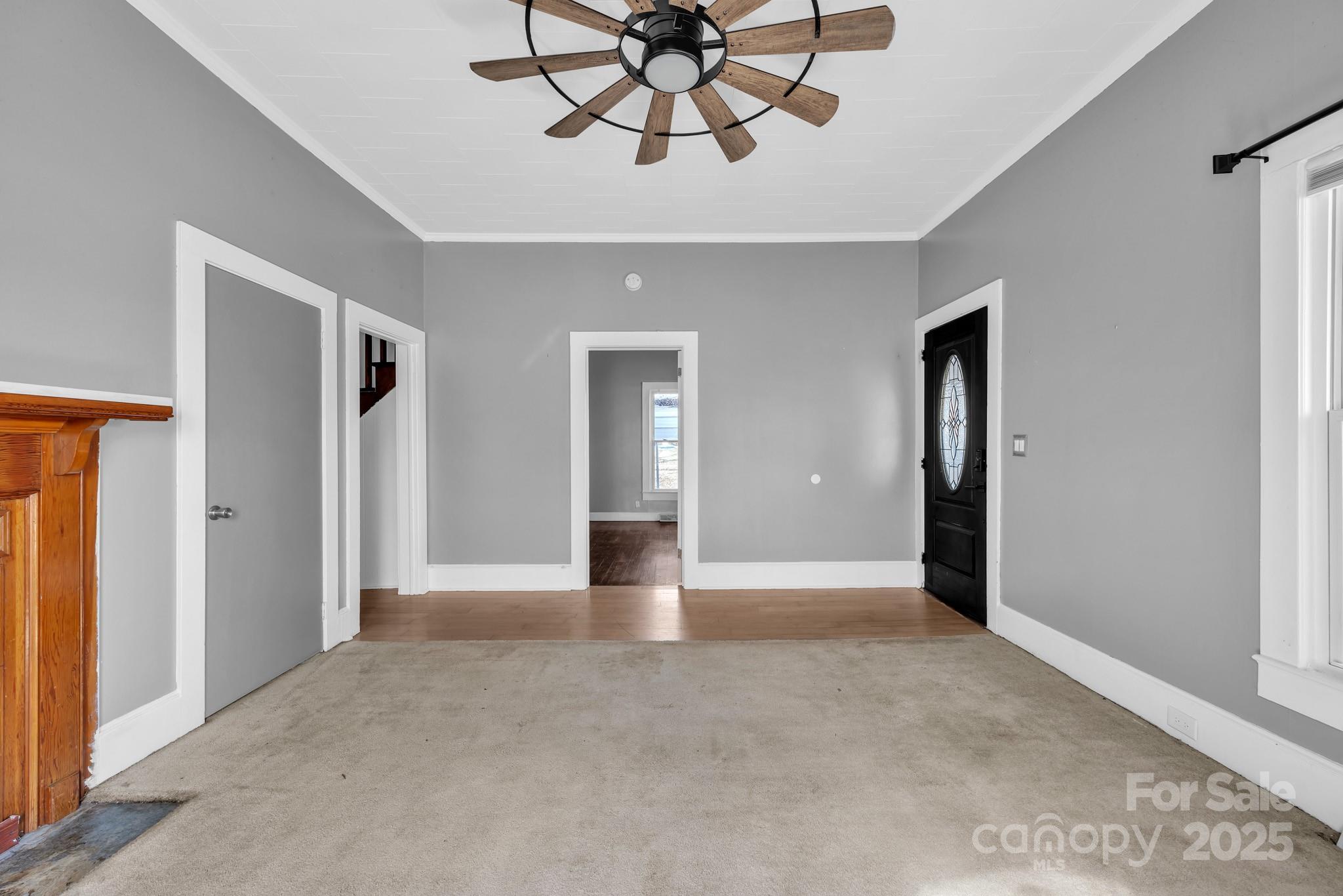 34 Lee Road Stony Point, NC 28678 - Photo 5 of 22 a view of an empty room and chandelier fan