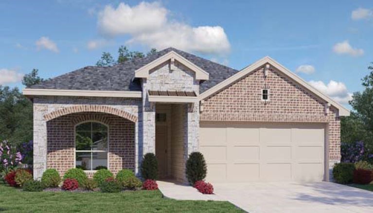 649 Schefer Street Leander, TX 78641 - Photo 1 of 1 a front view of a house with a yard