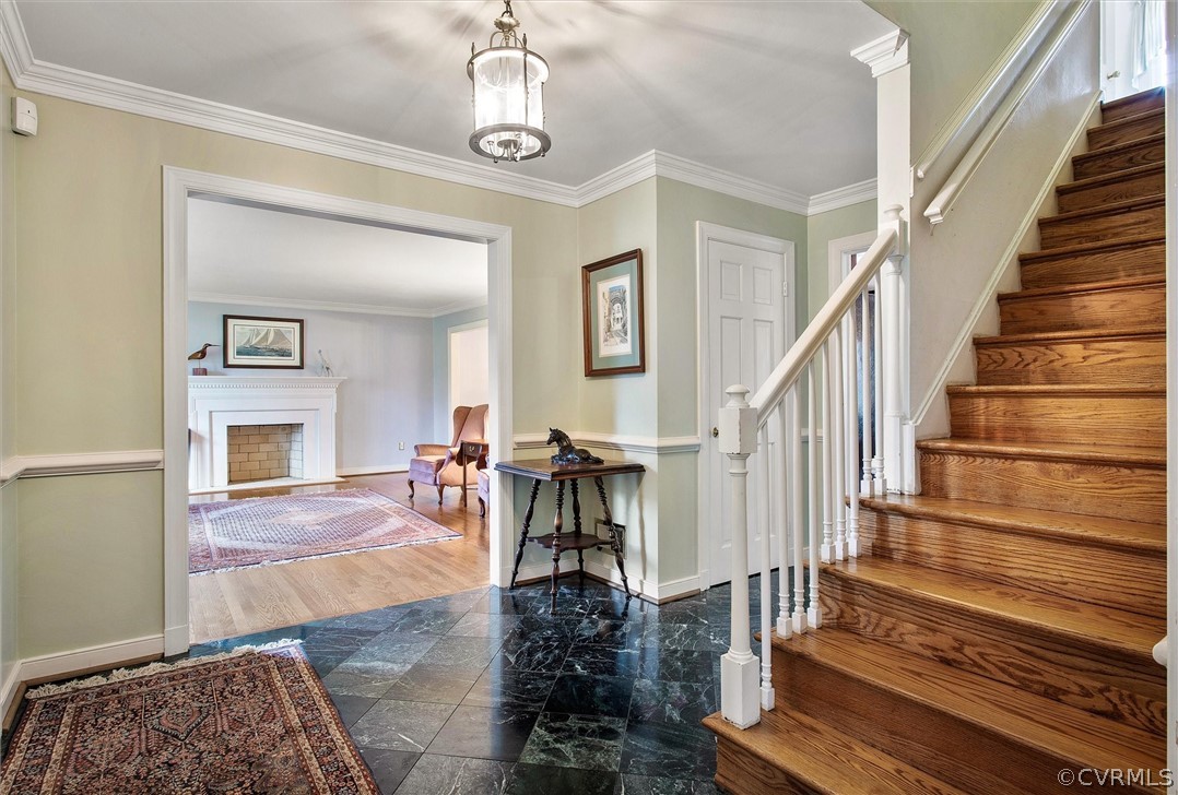 2800 Queenswood Road Midlothian, VA 23113 - Photo 6 of 45 a view of entryway and hall with wooden floor