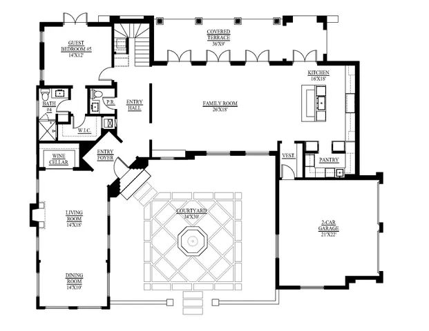 a picture of floor plan