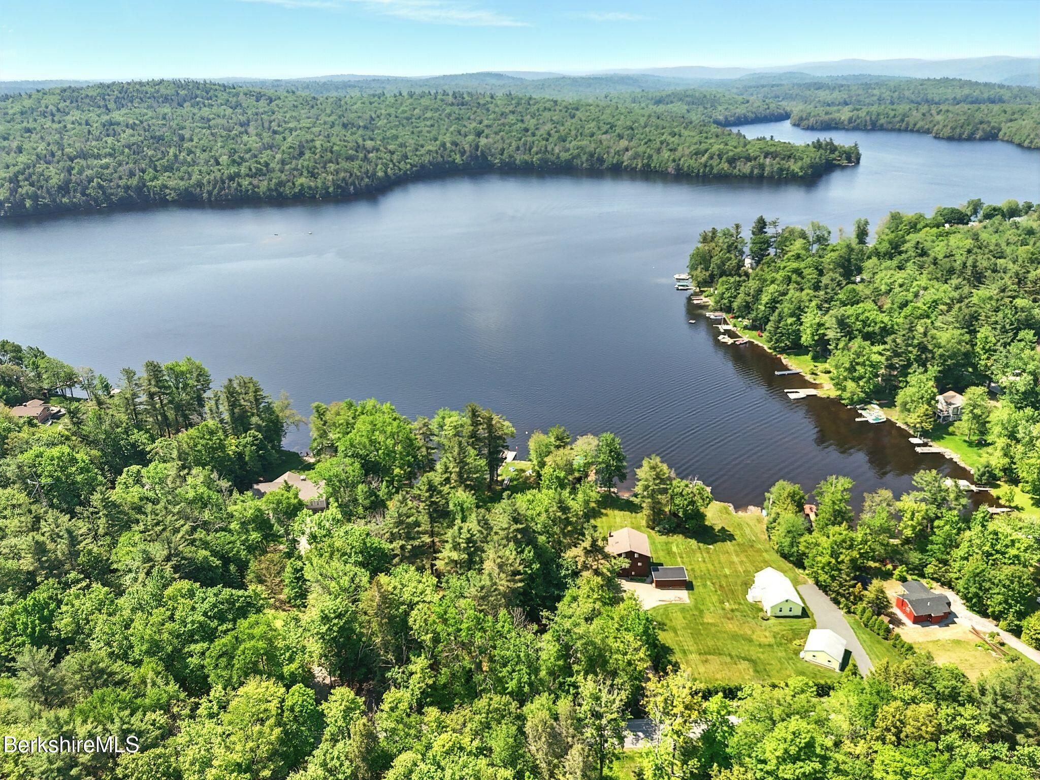 191 Moreau Road Granville, MA 01034 - Photo 3 of 4 a view of a lake with a city