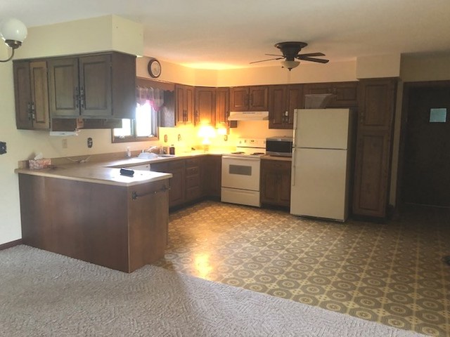 1348 Eldena Road Dixon, IL 61021 - Photo 9 of 20 a kitchen with cabinets a sink and appliances